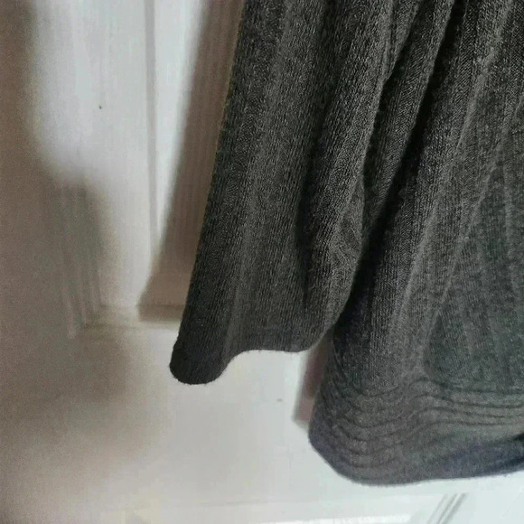 George Women's Plus Size Bottom Twist Cotton Long Sleeve Top Olive Green Size 3x - Picture 5 of 7